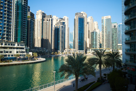 Dubai marinaのeditorial素材