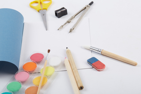 school suppliesの写真素材