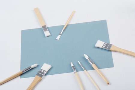 paint brushesの写真素材
