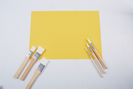 paint brushesの写真素材