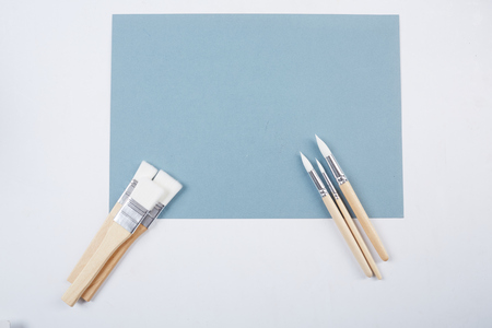 paint brushesの写真素材