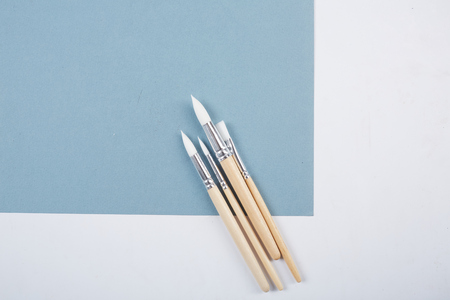 paint brushesの写真素材