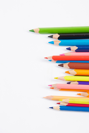colored pencilsの写真素材