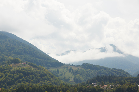 Mountain landscape in Montenegroの写真素材