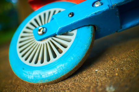 Kick scooter close upの写真素材