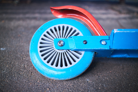 Kick scooter close upの写真素材