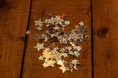 stars confettiの写真素材