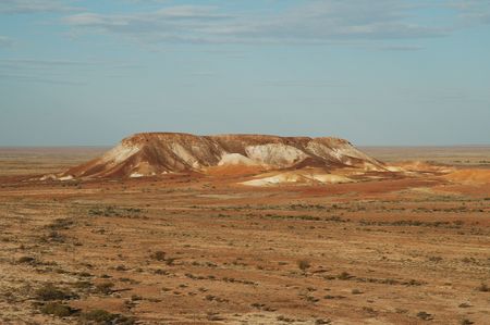 The Breakaways near Coober Pedy, South Australiaの写真素材