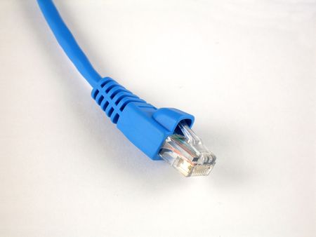 RJ-45 Ethernet connectorの写真素材