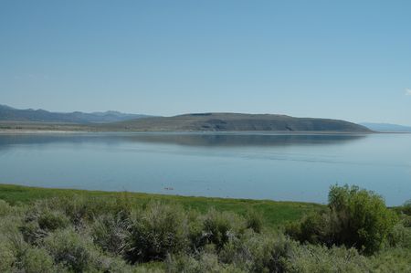Mono Lake near Lee Vining, Californiaの写真素材