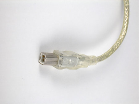 USB Type B connectorの写真素材