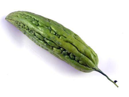 Bitter melon AKA bitter gourdの写真素材