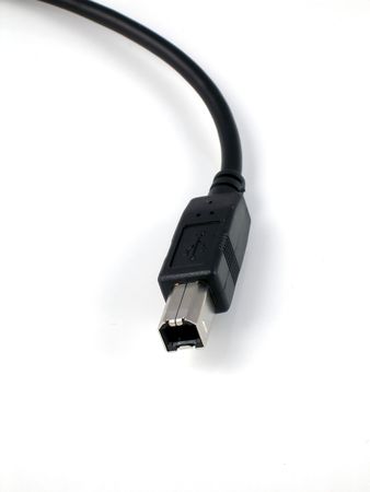 USB Type B connectorの写真素材