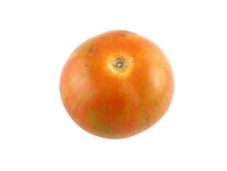 Red speckled heirloom tomatoの写真素材