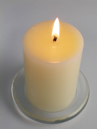 Lit candleの写真素材
