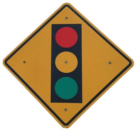 Traffic Light Ahead graphicの写真素材