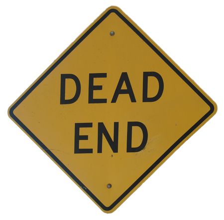 Dead End signの写真素材