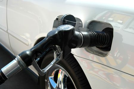 Gas pump in actionの写真素材