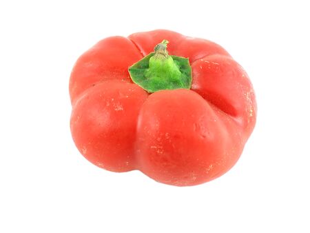Red heirloom pepperの写真素材