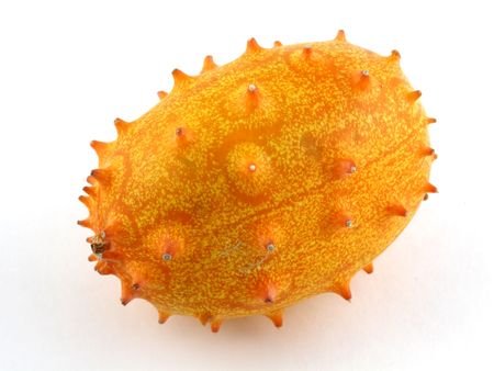 Kiwano or African horned melonの写真素材
