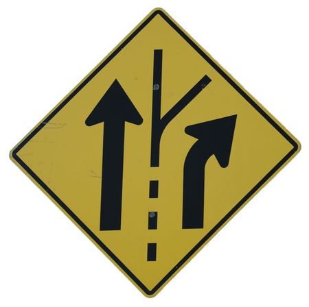 Right Lane Exits graphicの写真素材
