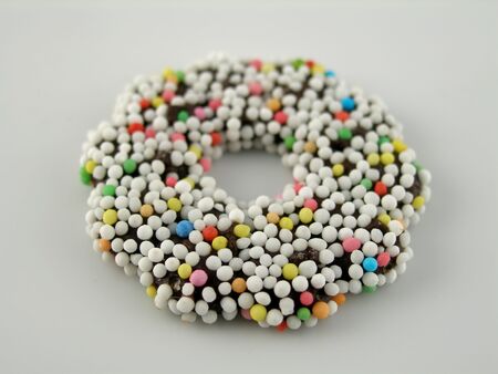 Nonpareil chocolate ringの写真素材