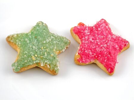 Star-shaped sugar cookiesの写真素材