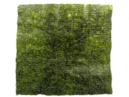 A sheet of nori (Japanese seaweed)の写真素材