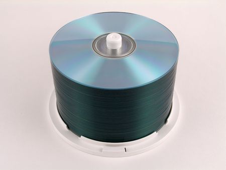 Stack of blank CD-R discs Stack of blank CD-R discs