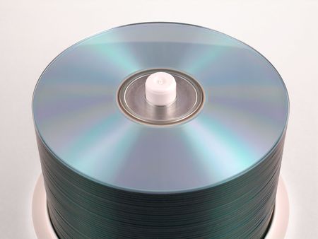 Stack of blank CD-R discs Stack of blank CD-R discs