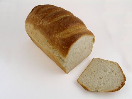 Loaf of white breadの写真素材