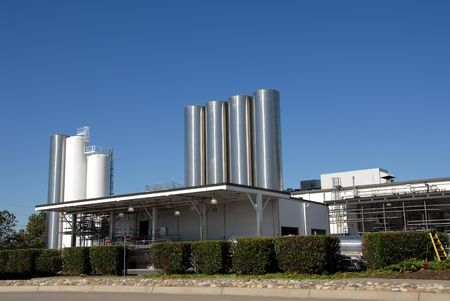 Dairy plant, Tracy, Californiaの写真素材
