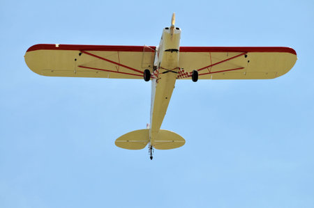 Small plane against a clear sky