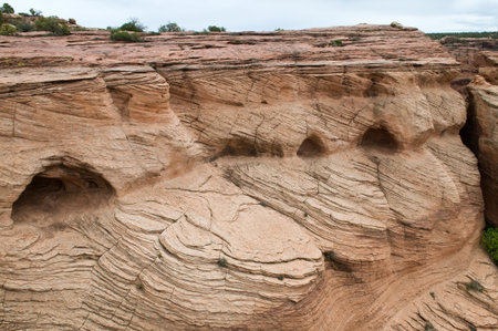 Canyon de Chelly National Monument, Chinle, Arizonaの写真素材