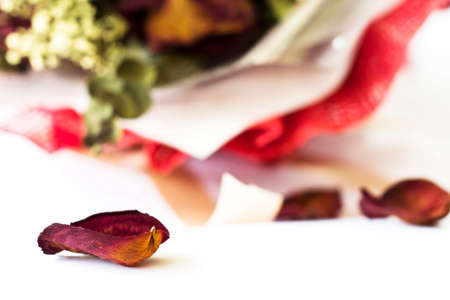 A bouquet of Dried Flowers from Valentine day