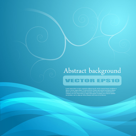 Vector abstract background with sample text. Abstract ethnic flower. Vectorのイラスト素材
