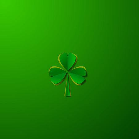 St. Patricks day background with clover.のイラスト素材