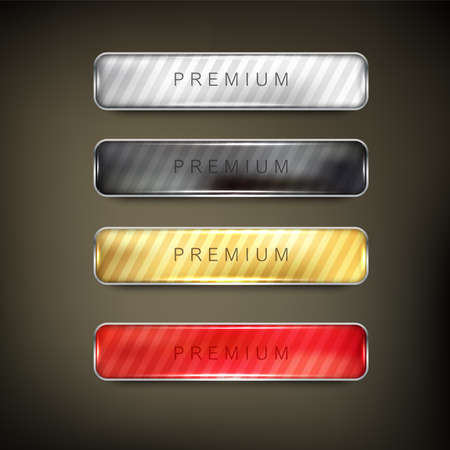 Abstract Silver Style element Vector illustrationのイラスト素材