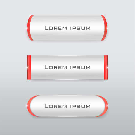 Abstract Silver Style element Vector illustrationのイラスト素材