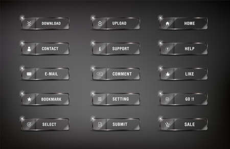 Abstract Silver Style element Vector illustrationのイラスト素材