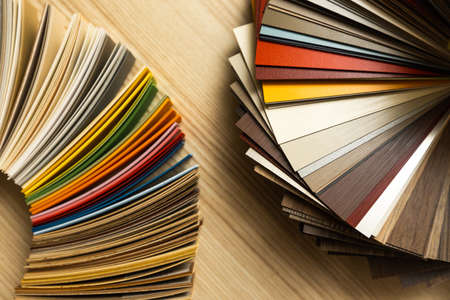 Colorful texture pattern and color palette - Swatches to choose fromの写真素材