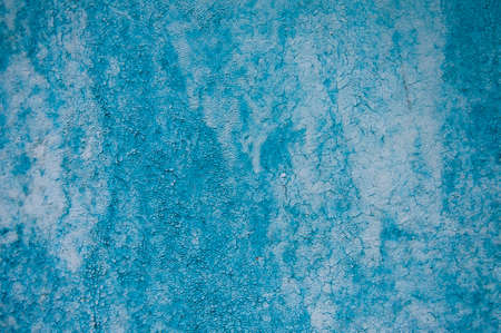 Background grain texture blue paint wall. Beautiful abstract grunge blue wallpaper.の写真素材