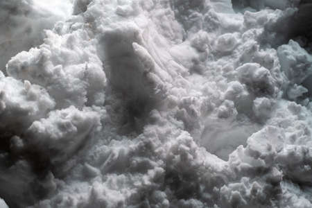 Snow surface. Fresh fluffy white snow texture