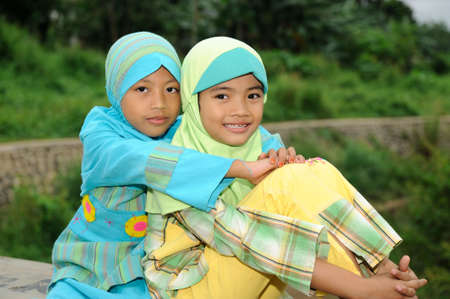 Muslim girlsの写真素材