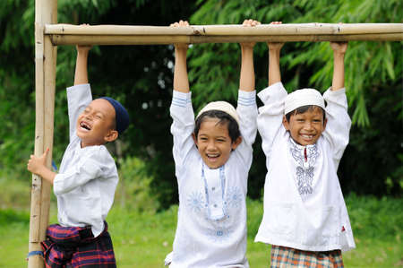 Playful kidsの写真素材