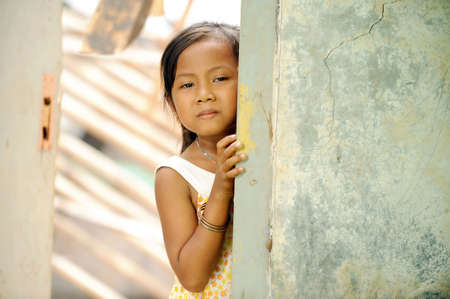 Poverty childの写真素材