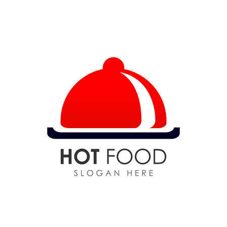 hot food logo design icon templateのイラスト素材