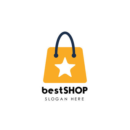 best shop logo icon design. best stores logo design.のイラスト素材
