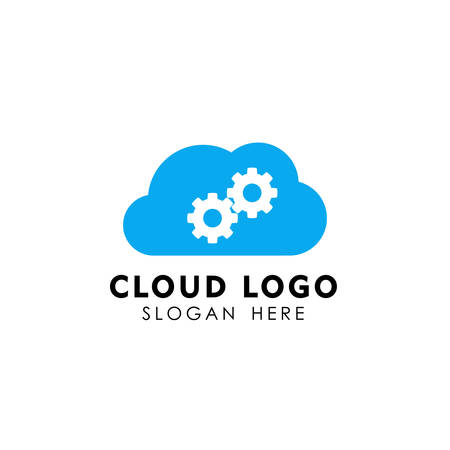 service cloud tech icon design. cloud vector element. cloud iconのイラスト素材