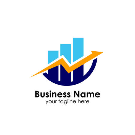 business finance and marketing logo design templateのイラスト素材